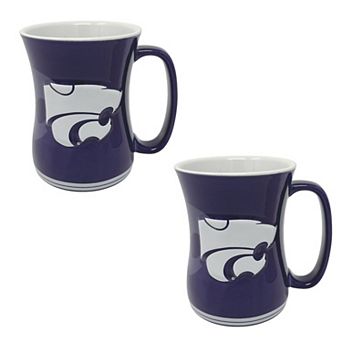 Kansas State Wildcats 16oz. Sculpted Barista Mug Two-Pack