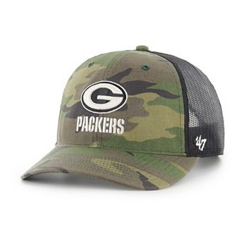 Men's '47 Camo Green Bay Packers Trucker Adjustable Hat