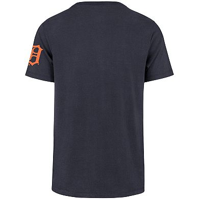 Men's '47 Navy Detroit Tigers Upside Down Two-Peat Franklin T-Shirt