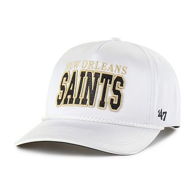Women's '47 White New Orleans Saints Outspoken Hitch Adjustable Hat