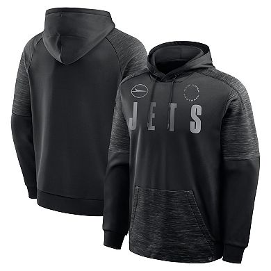 Men's Fanatics Black New York Jets Chip Shot Pullover Hoodie