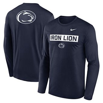 Men's Nike Navy Penn State Nittany Lions Primetime Campus 2-Hit Legend Long Sleeve T-Shirt