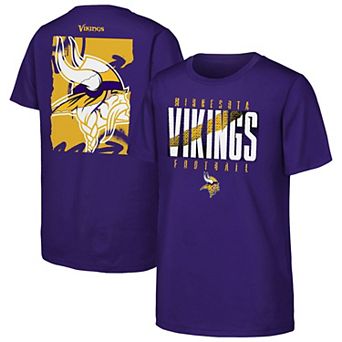 Youth Outerstuff Purple Minnesota Vikings Posterize T-Shirt