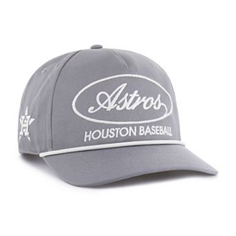 Men's '47 Gray Houston Astros Foundational Hitch Adjustable Hat