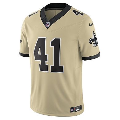 Men's Nike Alvin Kamara Gold New Orleans Saints Gameday Golds Alternate Vapor F.U.S.E. Limited Jersey