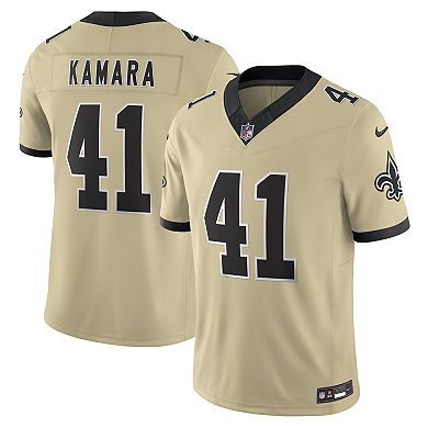 Men's Nike Alvin Kamara Gold New Orleans Saints Gameday Golds Alternate Vapor F.U.S.E. Limited Jersey