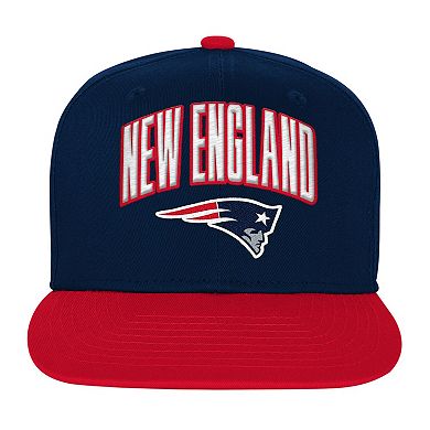 Youth Outerstuff Navy New England Patriots Essentials Adjustable Hat