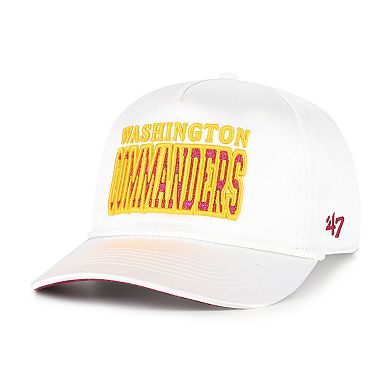 Women's '47 White Washington Commanders Outspoken Hitch Adjustable Hat