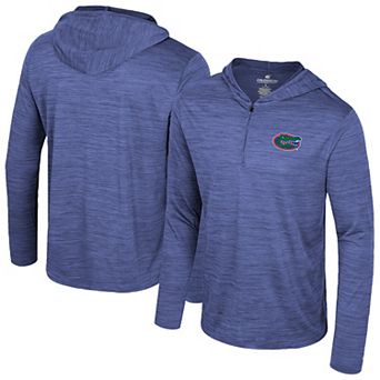 Men's Colosseum Royal Florida Gators Always Sunny Lightweight Quarter-Zip Hoodie