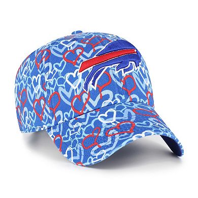 Girls Preschool '47 Royal Buffalo Bills Mural Clean Up Adjustable Hat