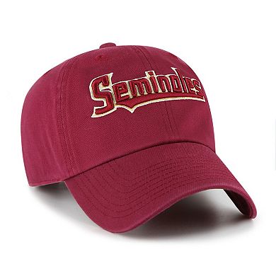 Men's '47 Garnet Florida State Seminoles Clean Up Adjustable Hat