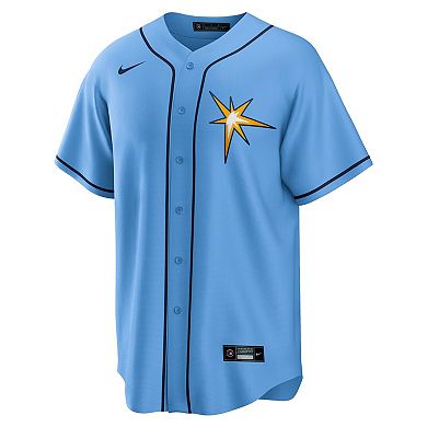 Men's Nike Light Blue Tampa Bay Rays Spring Training Replica Team Jersey