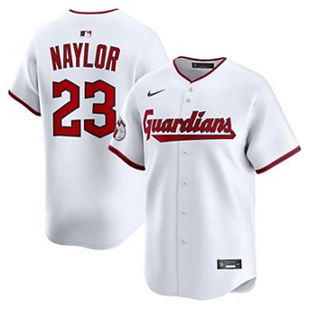 Men's Nike Bo Naylor White Cleveland Guardians Home Limited Player Jersey