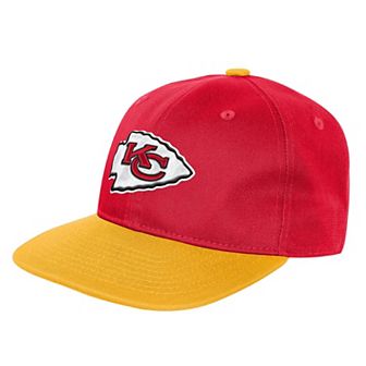 Youth Outerstuff Red Kansas City Chiefs True Retro Adjustable Hat