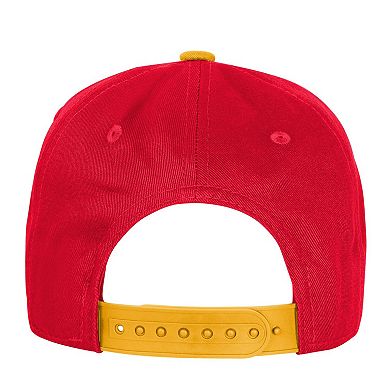Youth Outerstuff Red Kansas City Chiefs True Retro Adjustable Hat