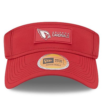 Men's New Era Cardinal Arizona Cardinals 2025 Sideline Visor