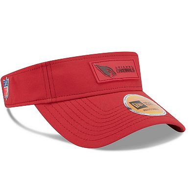 Men's New Era Cardinal Arizona Cardinals 2025 Sideline Visor