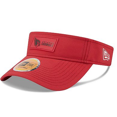 Men's New Era Cardinal Arizona Cardinals 2025 Sideline Visor