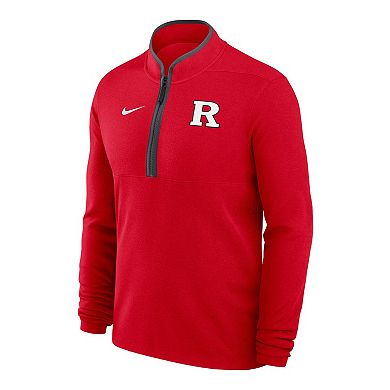 Men's Nike Scarlet Rutgers Scarlet Knights Dri-FIT Victory Quarter-Zip Pullover