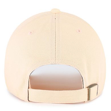 Men's '47 Light Orange Clemson Tigers Vault Clean Up Adjustable Hat