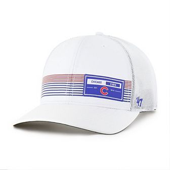 Men's '47 White Chicago Cubs Rangefinder brrr Trucker Adjustable Hat