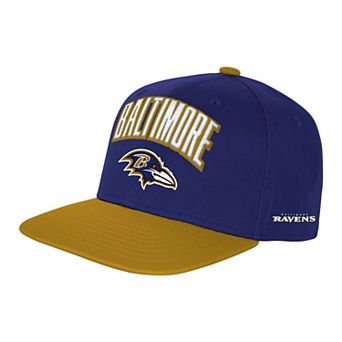 Youth Outerstuff Purple Baltimore Ravens Essentials Adjustable Hat