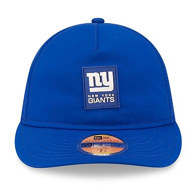 Men's New Era Royal New York Giants 2025 Sideline Retro Crown 59FIFTY Fitted Hat