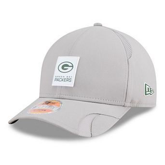 Men's New Era Gray Green Bay Packers 2025 Sideline M-Crown 9FORTY Adjustable Hat