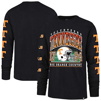 Men's '47 Black Tennessee Volunteers Go Big Long Sleeve T-Shirt