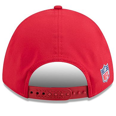 Youth New Era Red Tampa Bay Buccaneers 2025 Sideline M-Crown 9FORTY Adjustable Hat