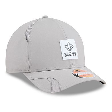 Men's New Era Gray New Orleans Saints 2025 Sideline M-Crown 9FORTY Adjustable Hat