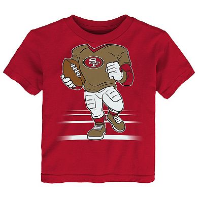 Toddler Outerstuff Scarlet San Francisco 49ers Game Fit T-Shirt
