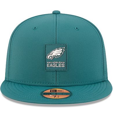 Men's New Era Midnight Green Philadelphia Eagles 2025 Sideline 59FIFTY Fitted Hat