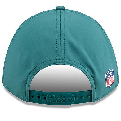 Youth New Era Midnight Green Philadelphia Eagles 2025 Sideline M-Crown 9FORTY Adjustable Hat