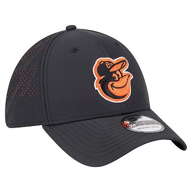 Men's New Era Black Baltimore Orioles Night 39THIRTY Flex Hat