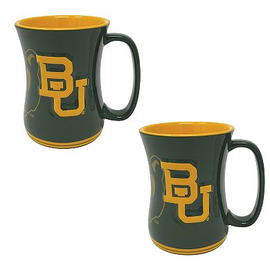 Baylor Bears 16oz. Sculpted Barista Mug Two-Pack