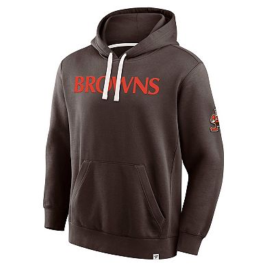 Men's Fanatics Brown Cleveland Browns New Horizons Heritage Pullover Hoodie