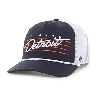 Men's '47 Navy Detroit Tigers Brrr Downburst Mesh Hitch Adjustable Hat