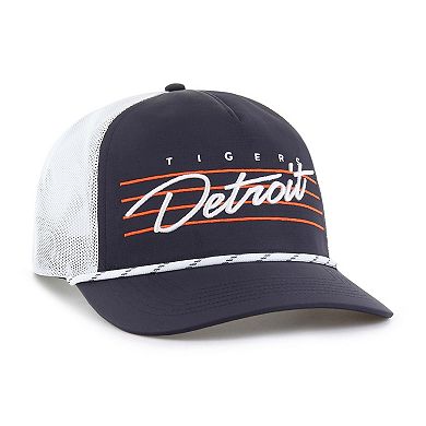 Men's '47 Navy Detroit Tigers Brrr Downburst Mesh Hitch Adjustable Hat