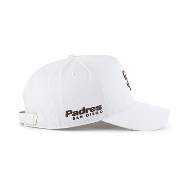 Men's '47 White San Diego Padres Foundational Pinch Offside Adjustable Hat
