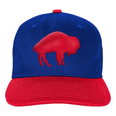 Youth Outerstuff Royal Buffalo Bills True Retro Adjustable Hat