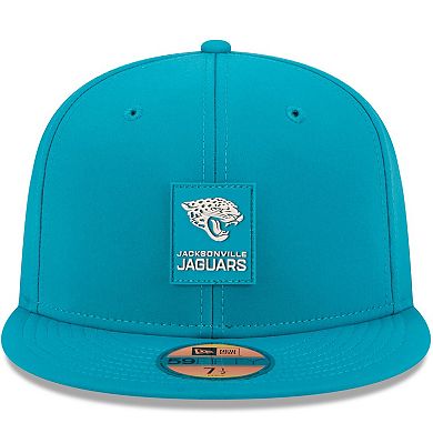 Men's New Era Teal Jacksonville Jaguars 2025 Sideline 59FIFTY Fitted Hat