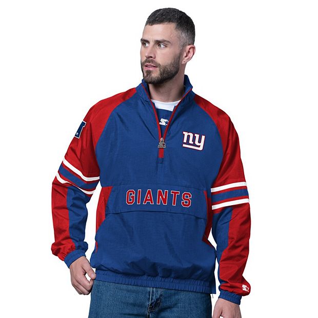 エンジニアドガーメンツbigyankウールリッチ Mフリーホイーラーズ RRL Men's Starter Royal New York Giants Prospect Half-Zip Pullover