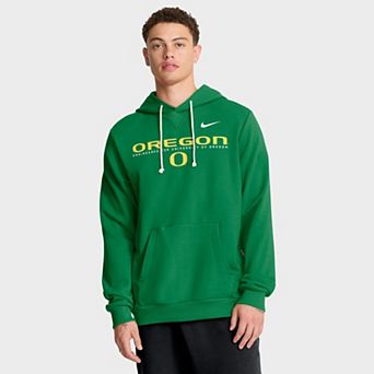 Men's Nike Green Oregon Ducks 2025 Sideline Standard Issue Dri-FIT Hoodie