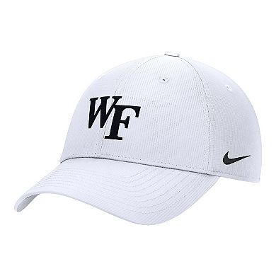 Men's Nike White Wake Forest Demon Deacons 2025 On-Field Club Performance Adjustable Hat