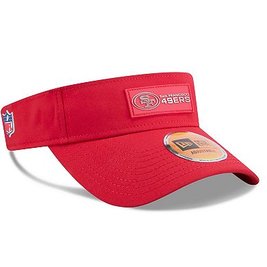 Men's New Era Scarlet San Francisco 49ers 2025 Sideline Visor