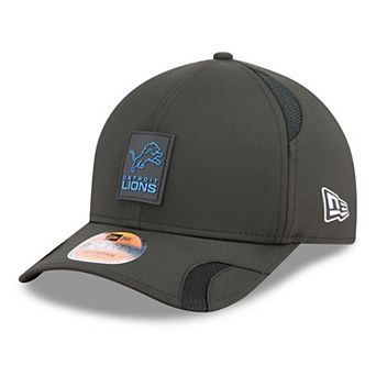 Men's New Era Black Detroit Lions 2025 Sideline M-Crown 9FORTY Adjustable Hat