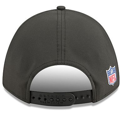 Men's New Era Black Detroit Lions 2025 Sideline M-Crown 9FORTY Adjustable Hat