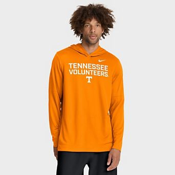 Men's Nike Tennessee Orange Tennessee Volunteers 2025 Sideline Performance Long Sleeve Hoodie T-Shirt