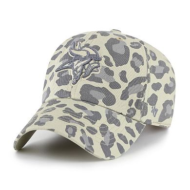 Women's '47 Gray Minnesota Vikings Bagheera Clean Up Adjustable Hat